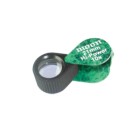 Loupe 21mm oval Green with rubber 20x 